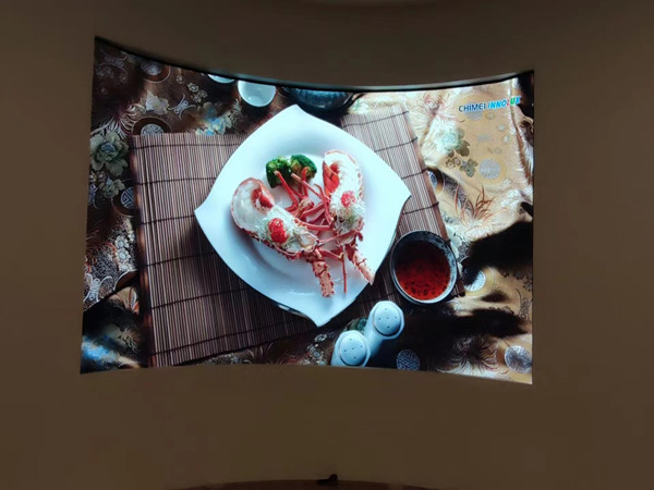 屏边室内P2.5弧形LED屏